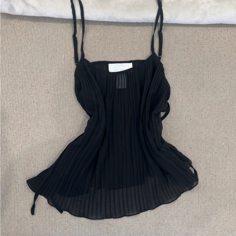 Vintage Willow Blossom Sheer Flowy Tank
